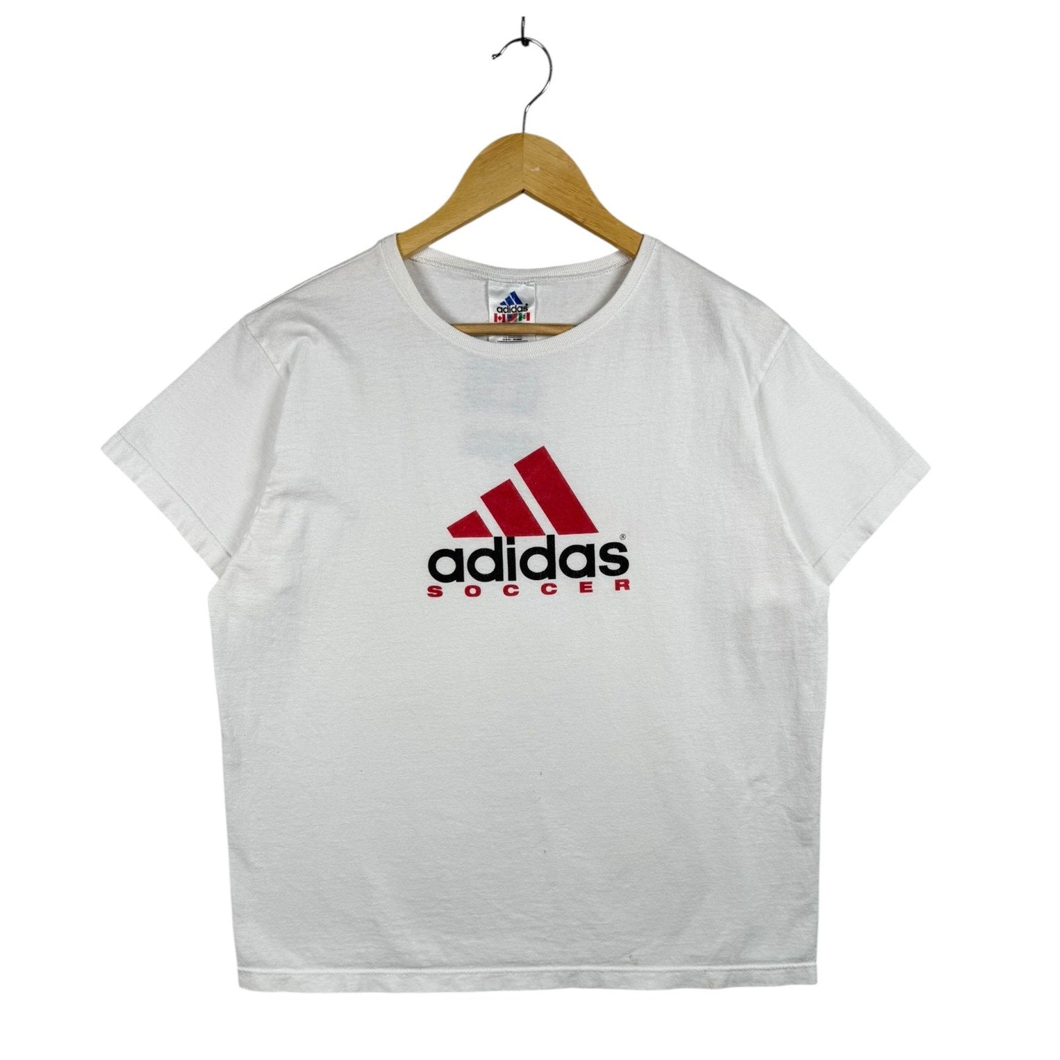 Vintage Adidas Soccer Logo T-Shirt
