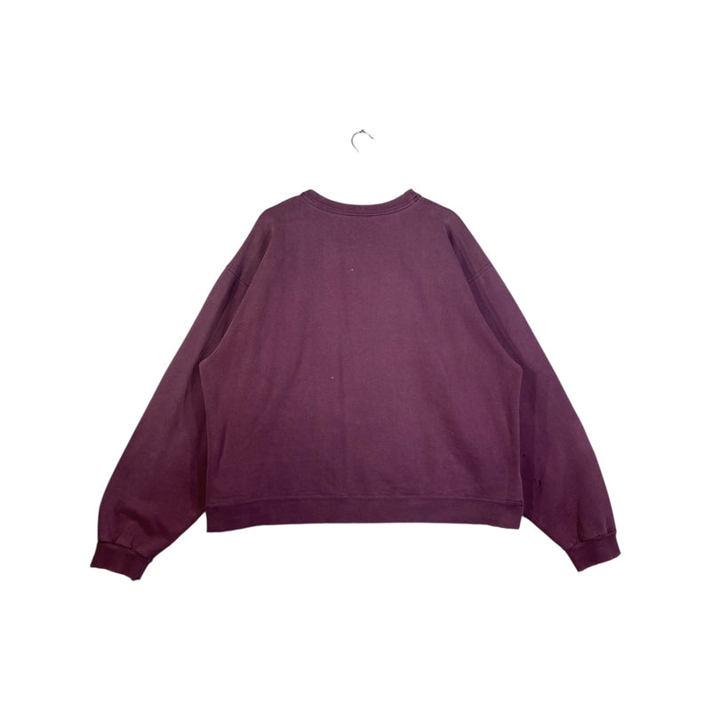 Vintage Champion Embroidered Distressed Crewneck