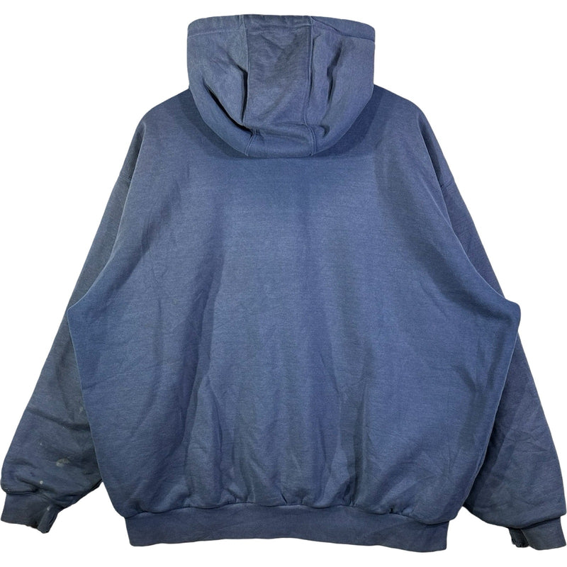 Vintage Carhartt Full Zip Drawstring Jacket Hoodie