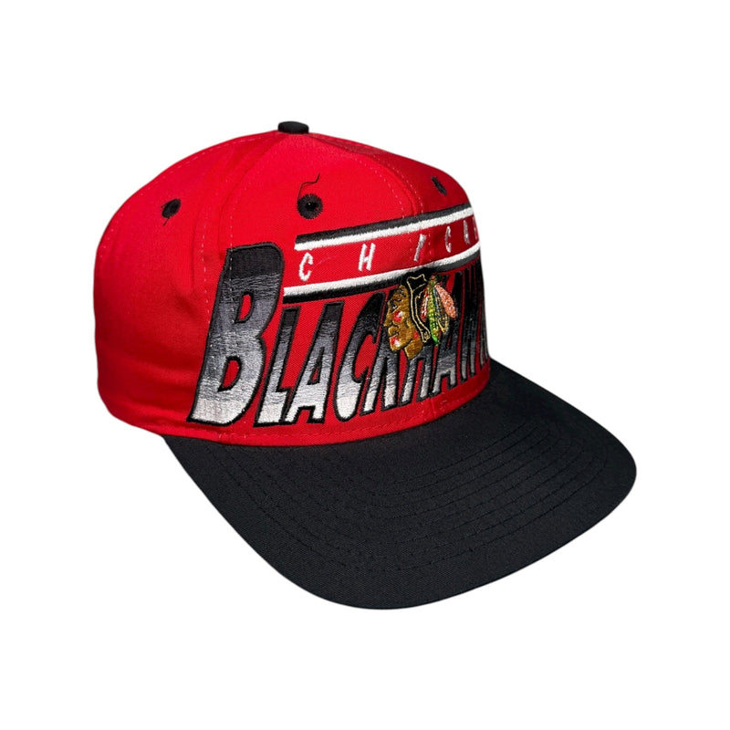 Vintage Chicago BlackHawks NHL Snapback Hat OSFA