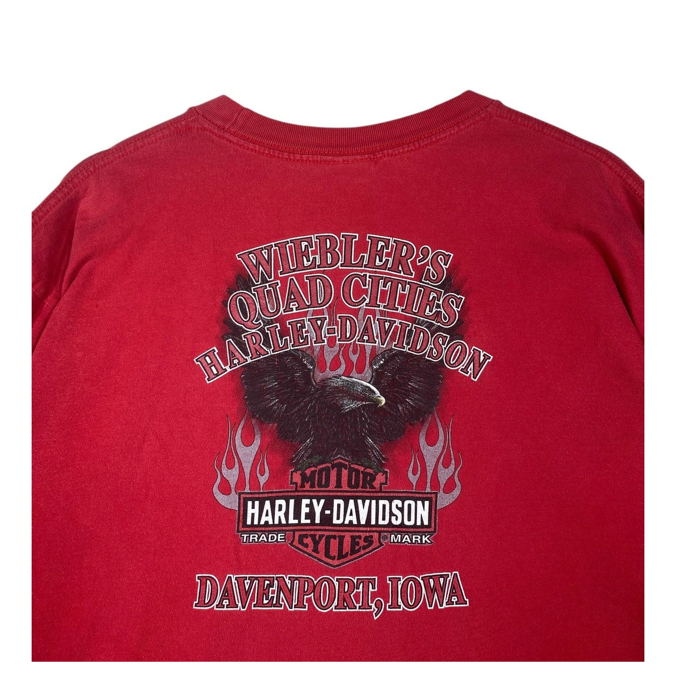 Vintage Harley Davidson Graphic Pocket Long Sleeve T-Shirt