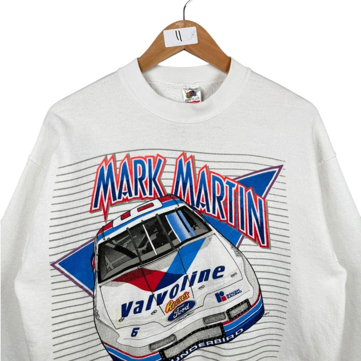 Vintage Mark Martin Valvoline Racing Crewneck