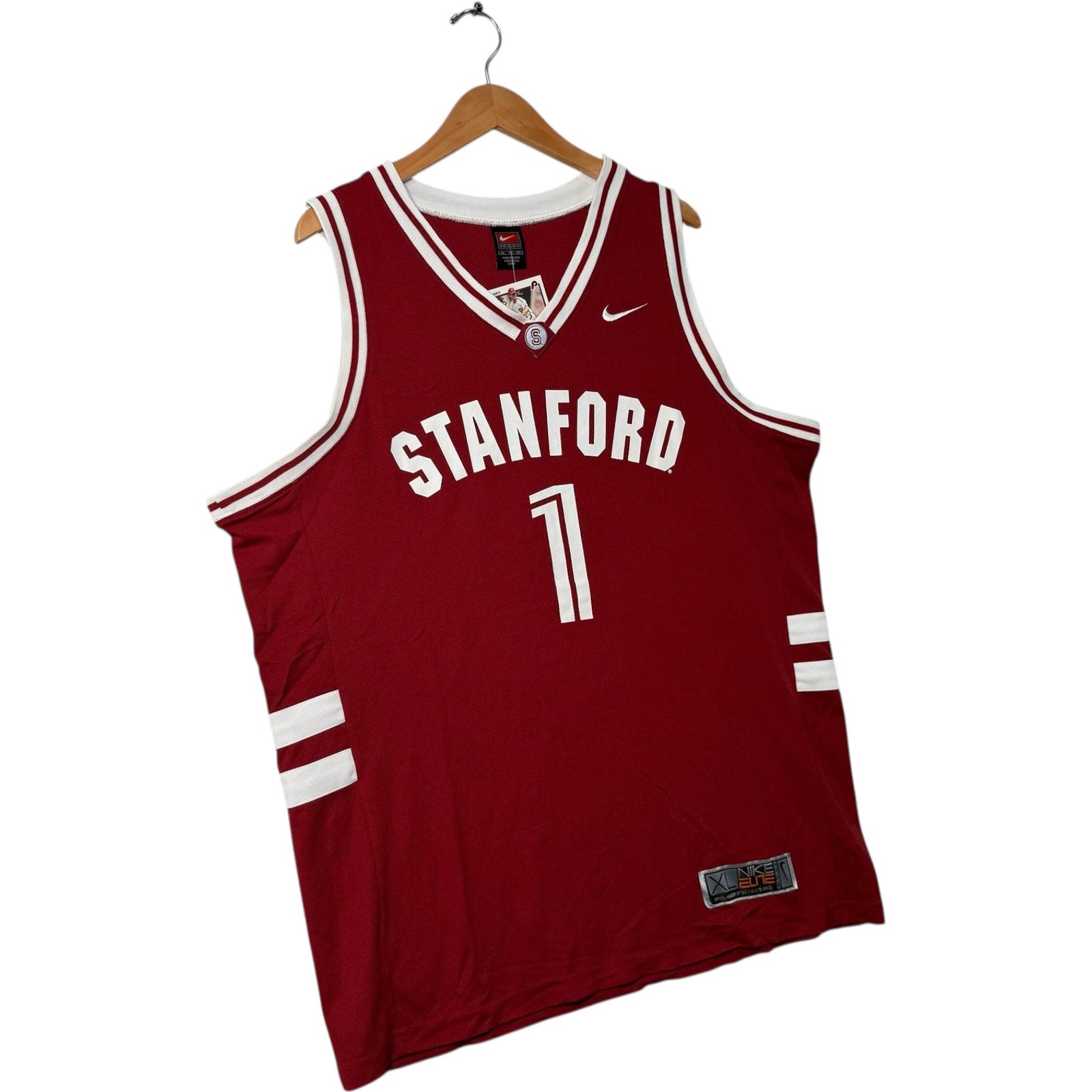 Vintage Nike University of Stanford Basketball Jersey
