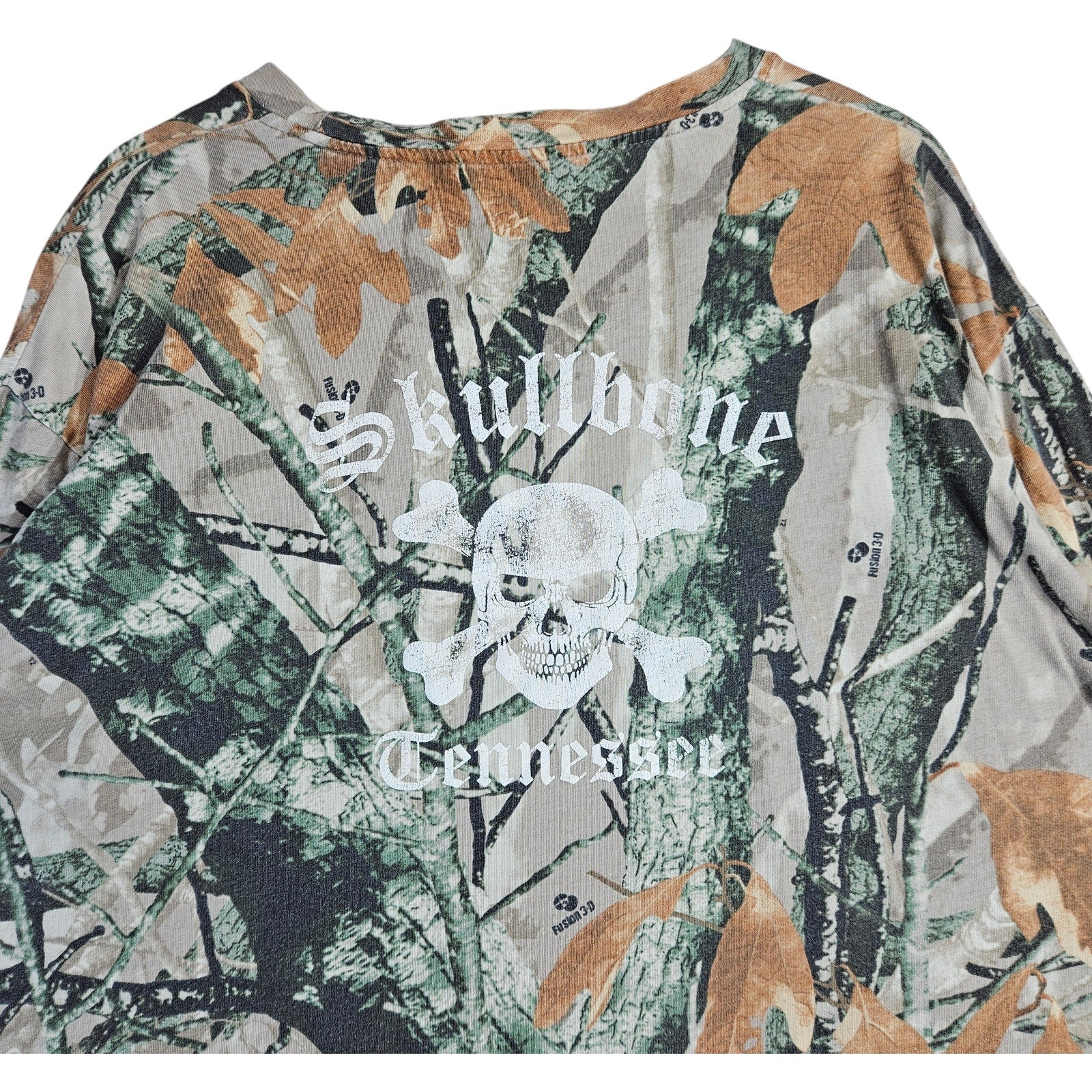 Vintage Skullbone Tennessee Camouflage Crewneck