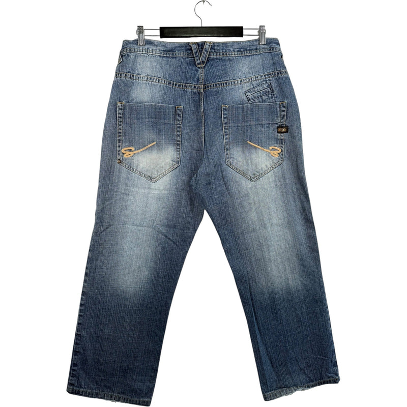 Vintage Shady Ltd Faded Straight Leg Denim Jeans 36x30
