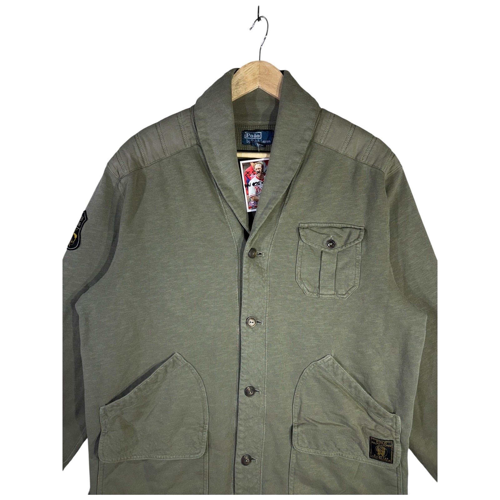 Vintage Polo Ralph Lauren Shawl Utility Workwear Jacket