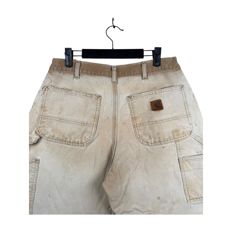 Vintage Carhartt Distressed Tattered Cargo Shorts 32