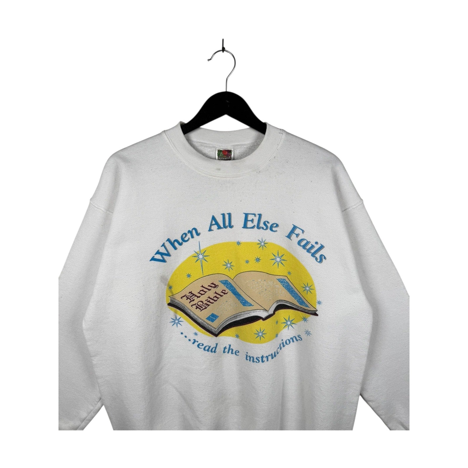 Vintage Christian Holy Bible Crewneck