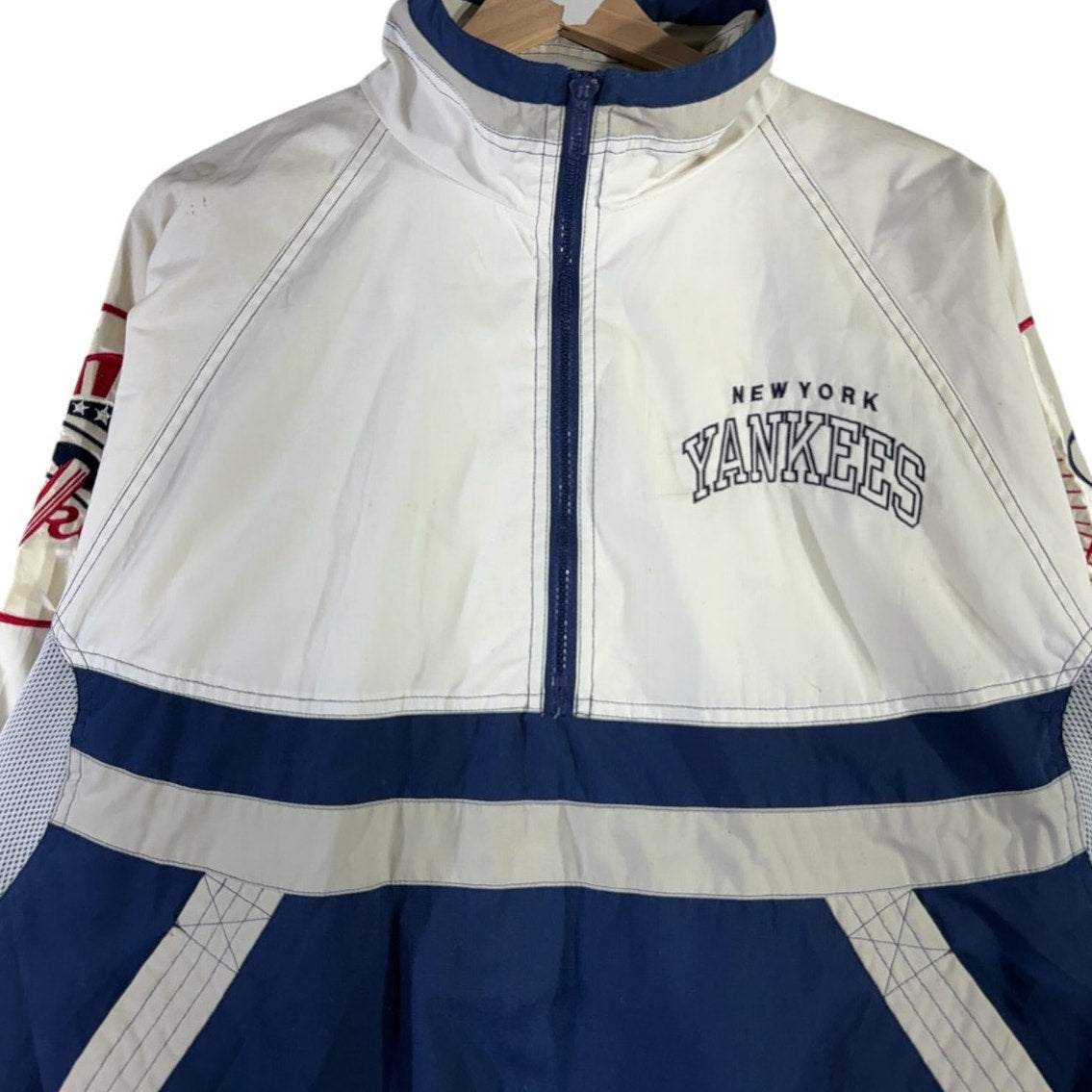 Vintage Starter New York Yankees MLB Quarter Zip Windbreaker