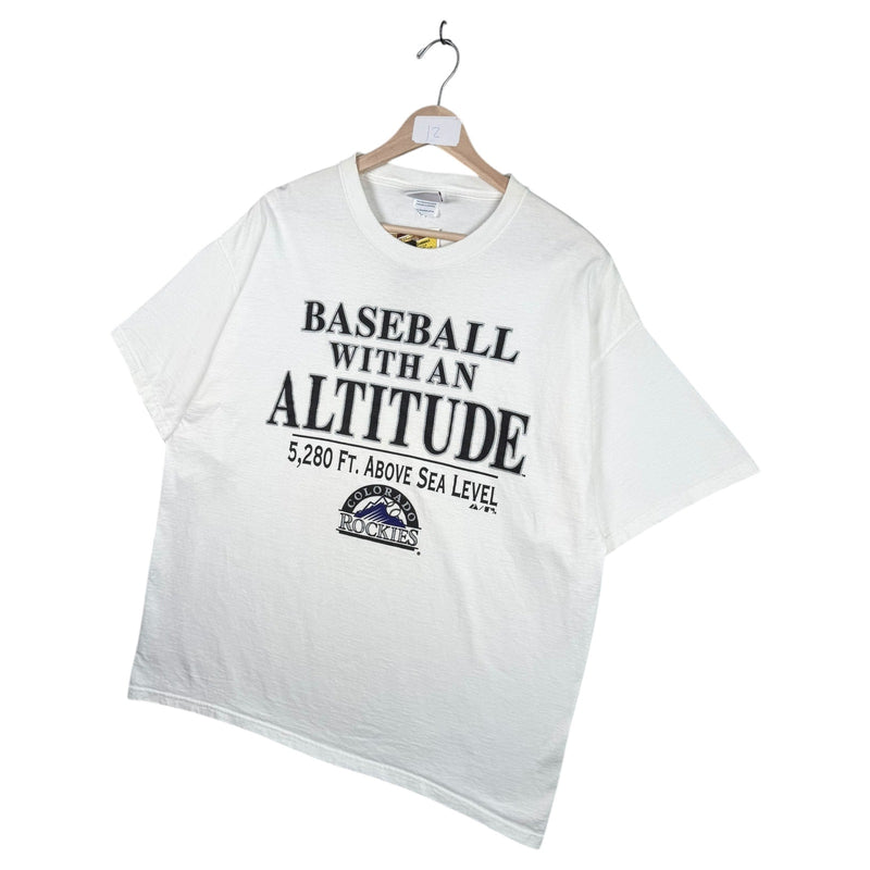 Vintage Colorado Rockies Baseball With An Altitude MLB T-Shirt