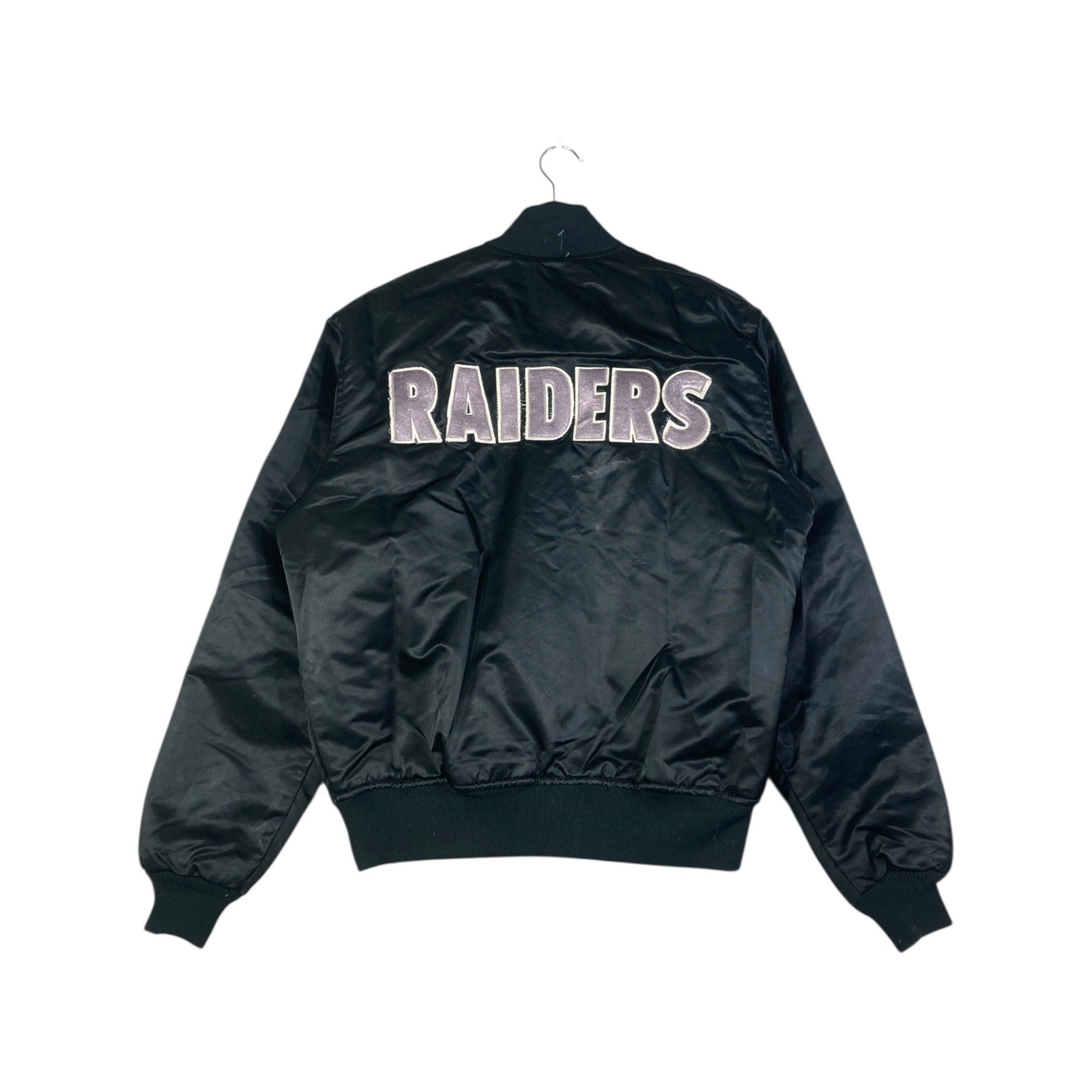 Vintage Starter Embroidered Oakland Raiders Bomber Jacket