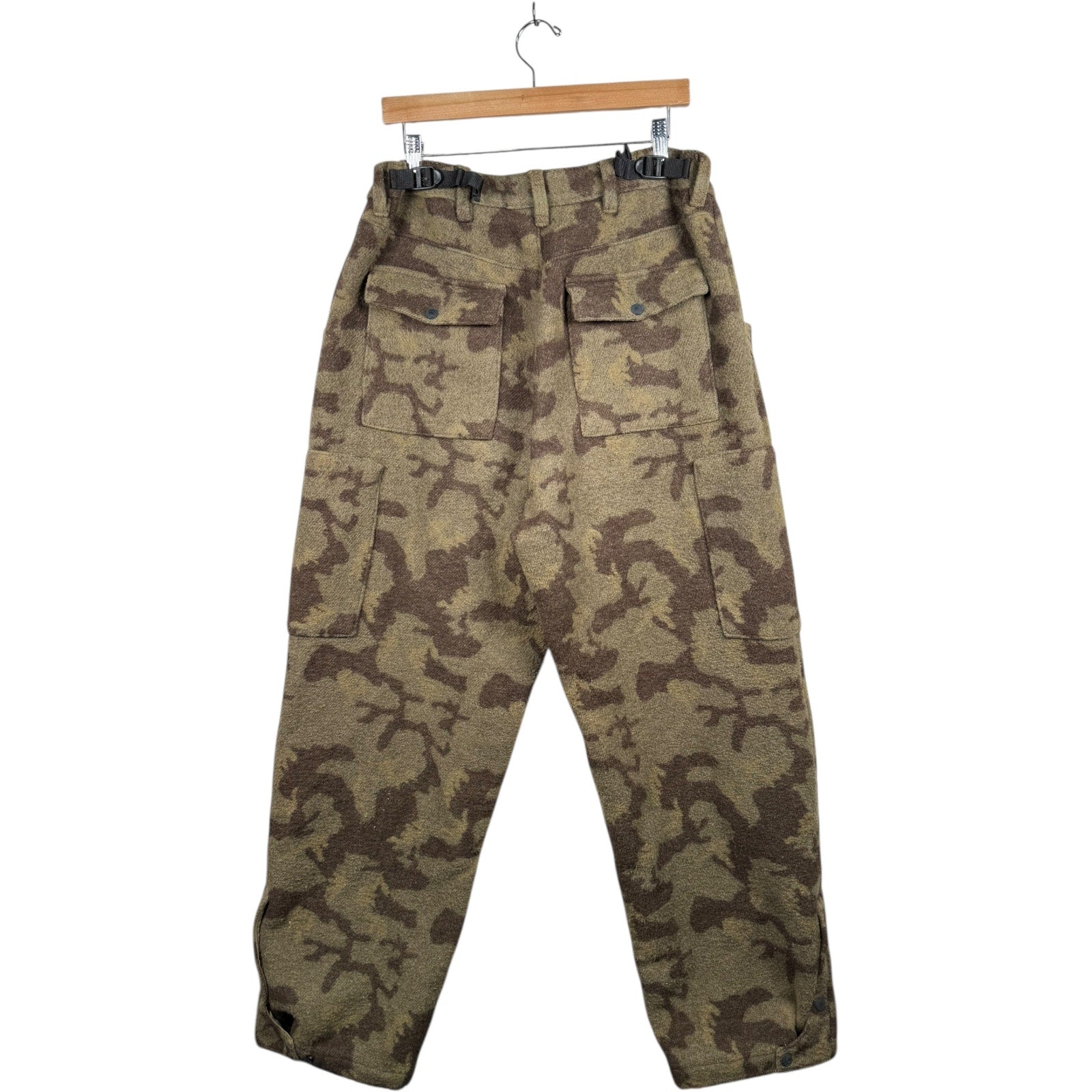 Vintage HFC Camo Wool Blend Cargo Pants