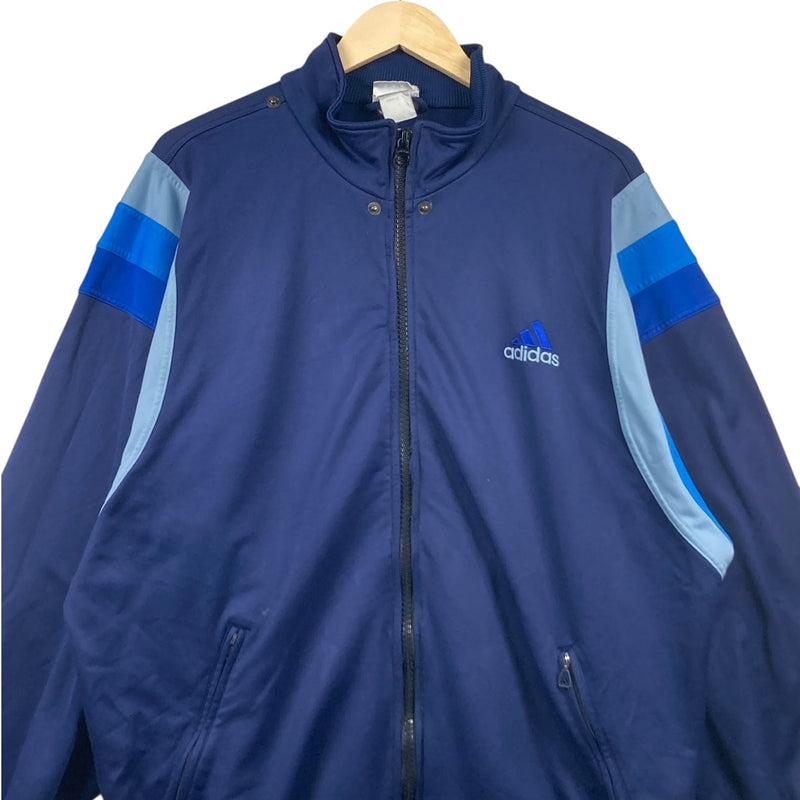 Vintage Adidas Two-Tone Sleeve Stripes Track Jacket
