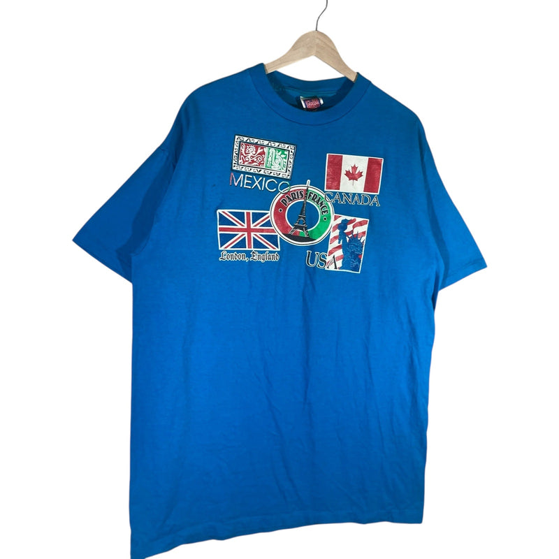 Vintage Paris France Countries Tee