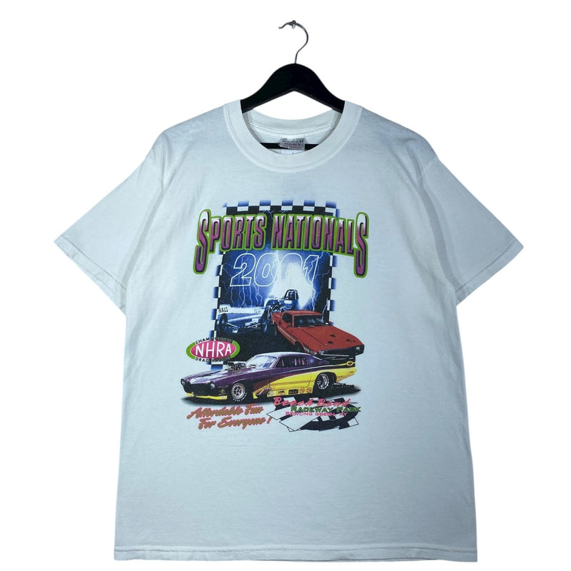 Vintage NHRA Drag Racing Sport Nationals 2001 T-Shirt
