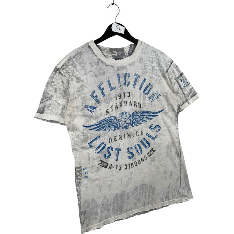Vintage Affliction Lost Souls T-Shirt Large