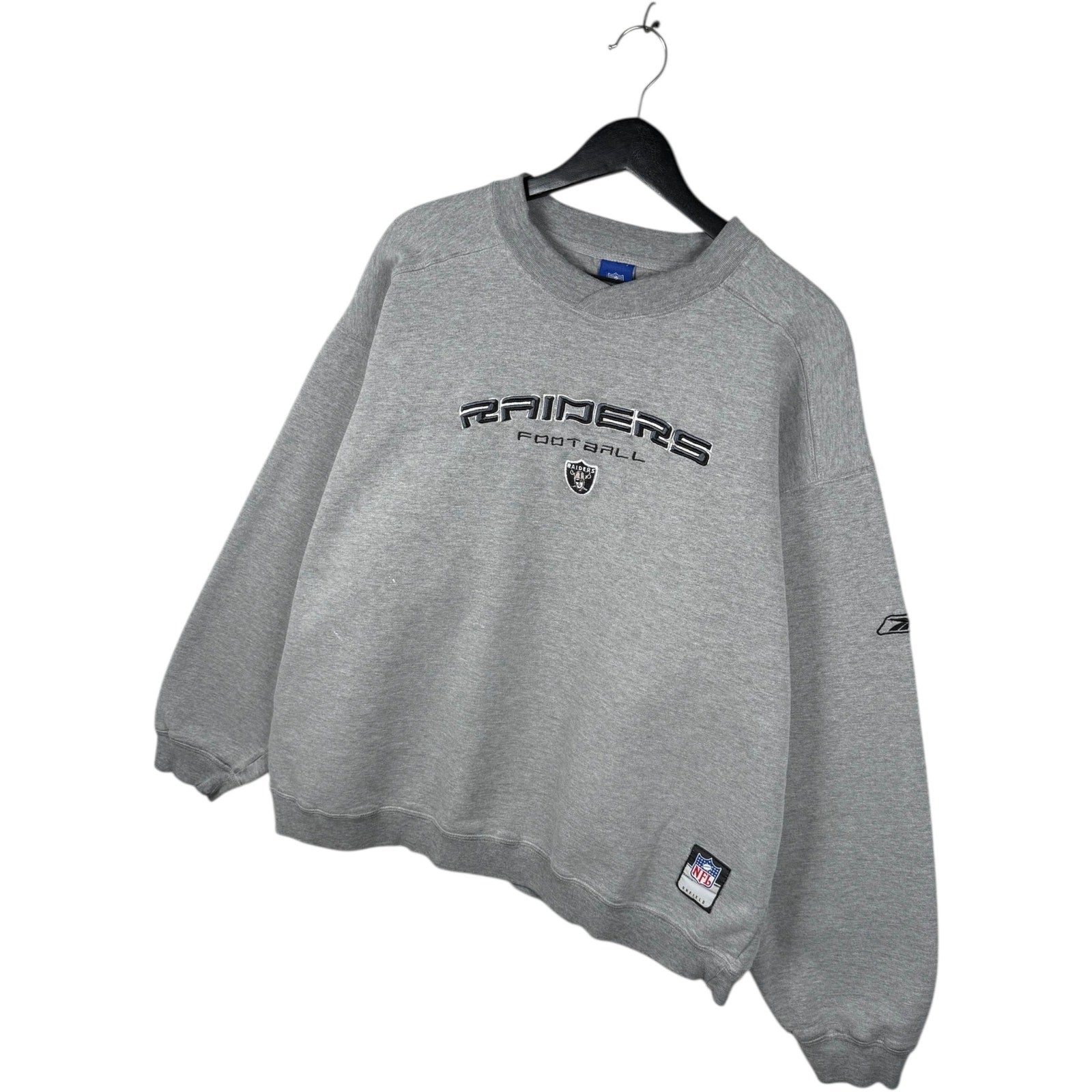 Vintage NFL x Reebok Raiders Football Crewneck