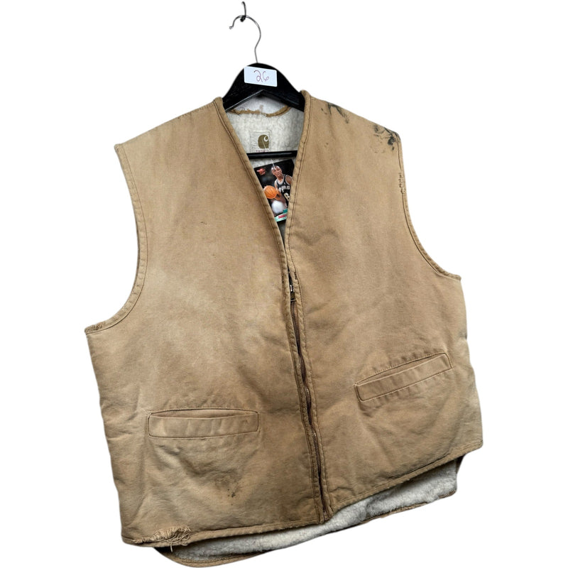 Vintage Carhartt Full Zip Workwear Vest