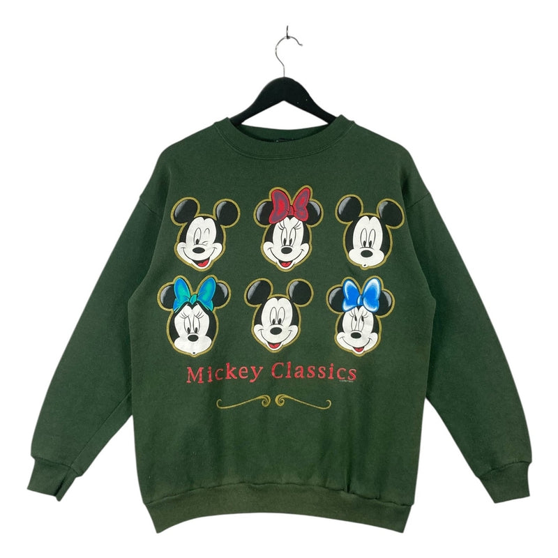 Vintage Disney Mickey Mouse Minnie Mickey Classics Crewneck