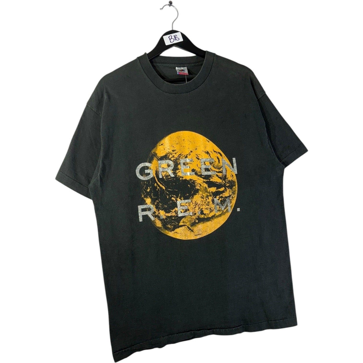 Vintage R.E.M. Green Album 1988 Band Graphic T-Shirt