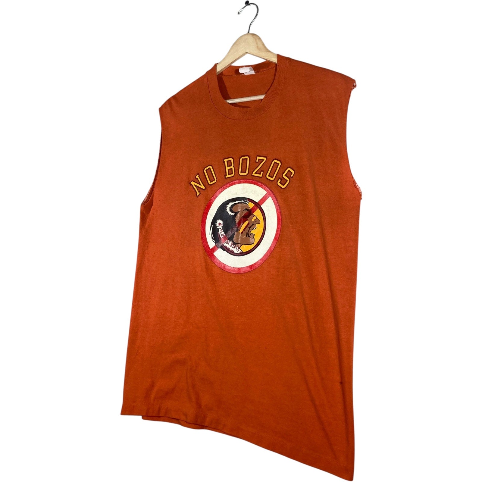Vintage No Bozos Muscle Sleeves Tank Top