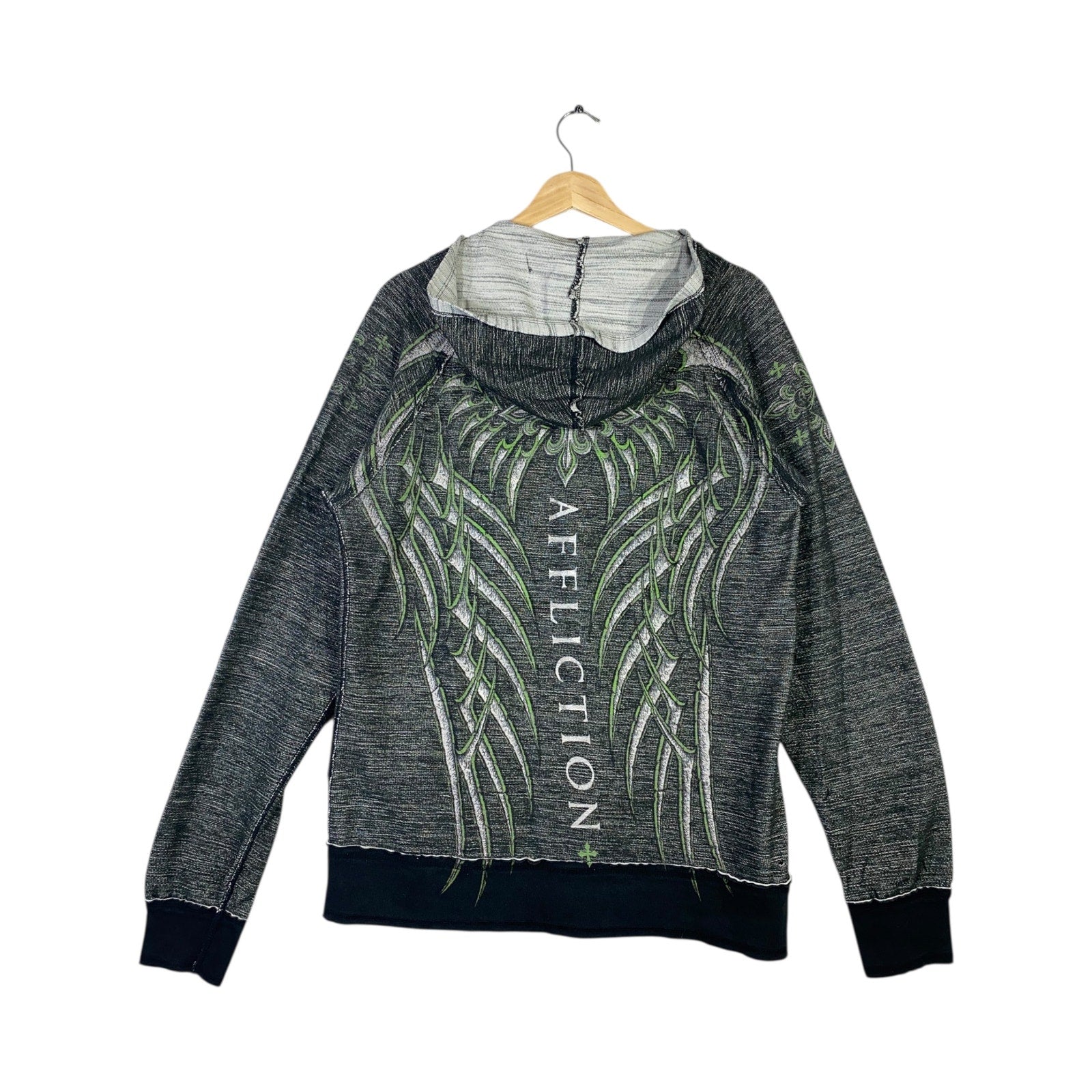 Vintage Affliction Live Fast Bomber Jacket