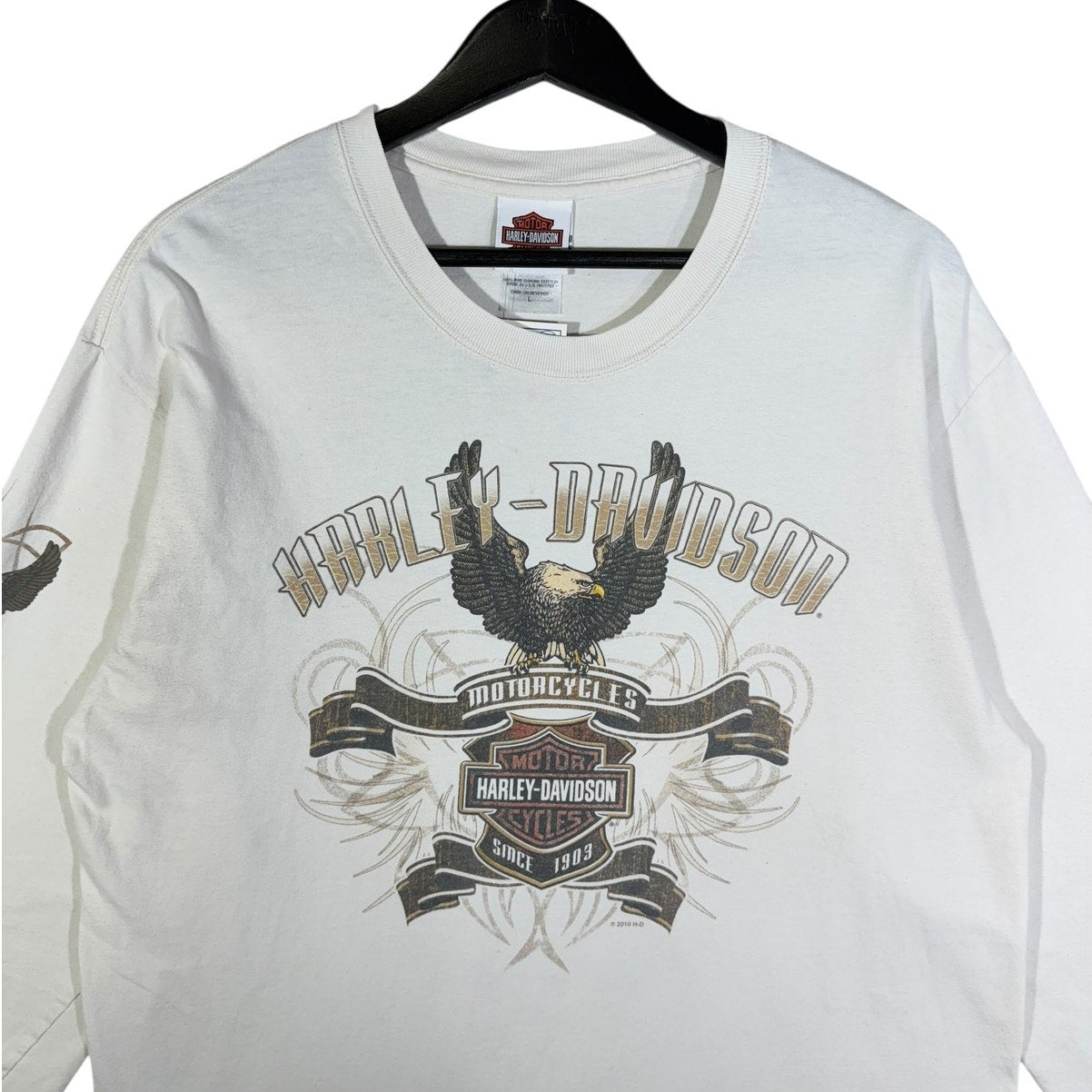 Vintage Harley Davidson Legacy Effingham IL Long Sleeve T-Shirt