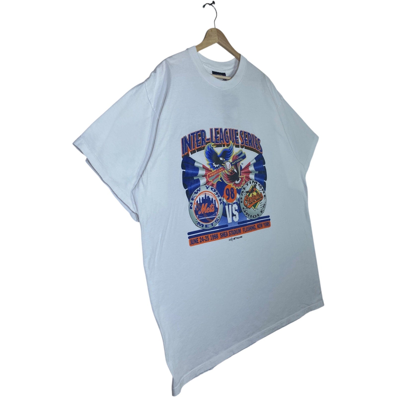 Vintage New York Vs. Baltimore MLB T-Shirt 98