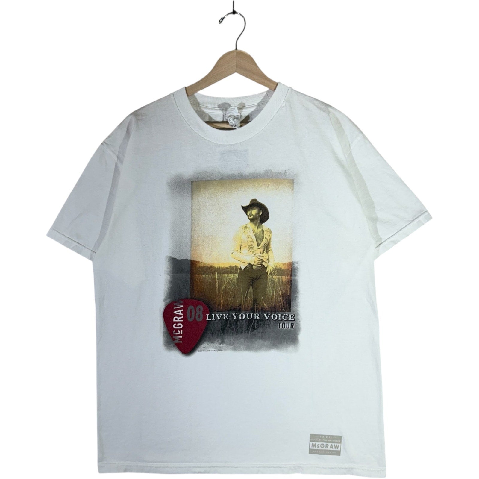 Tim McGraw Live Your Voice Tour Tee
