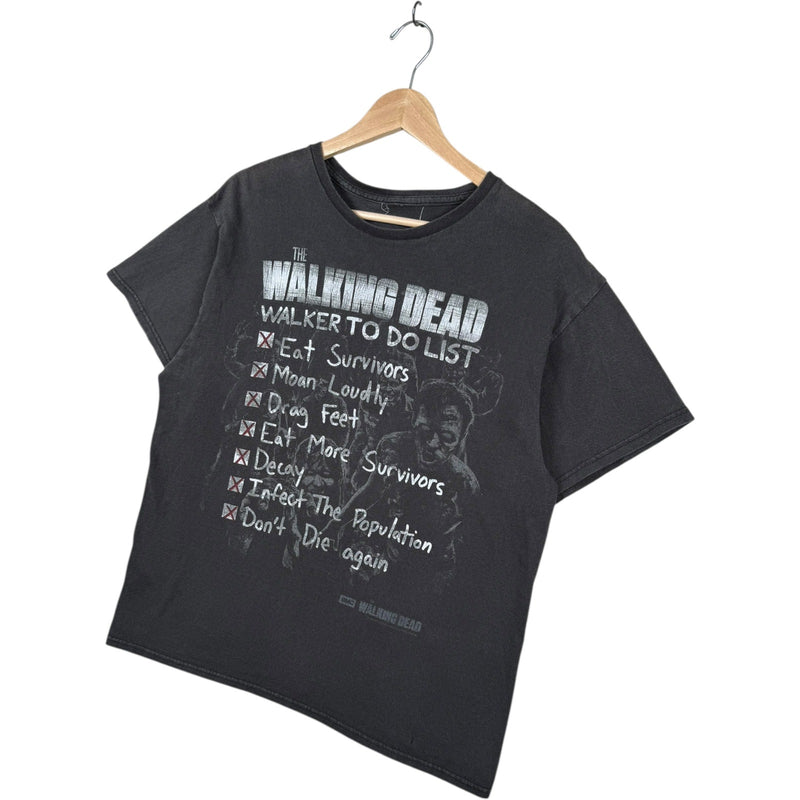 Vintage The Walking Dead Walker To Do List T-Shirt