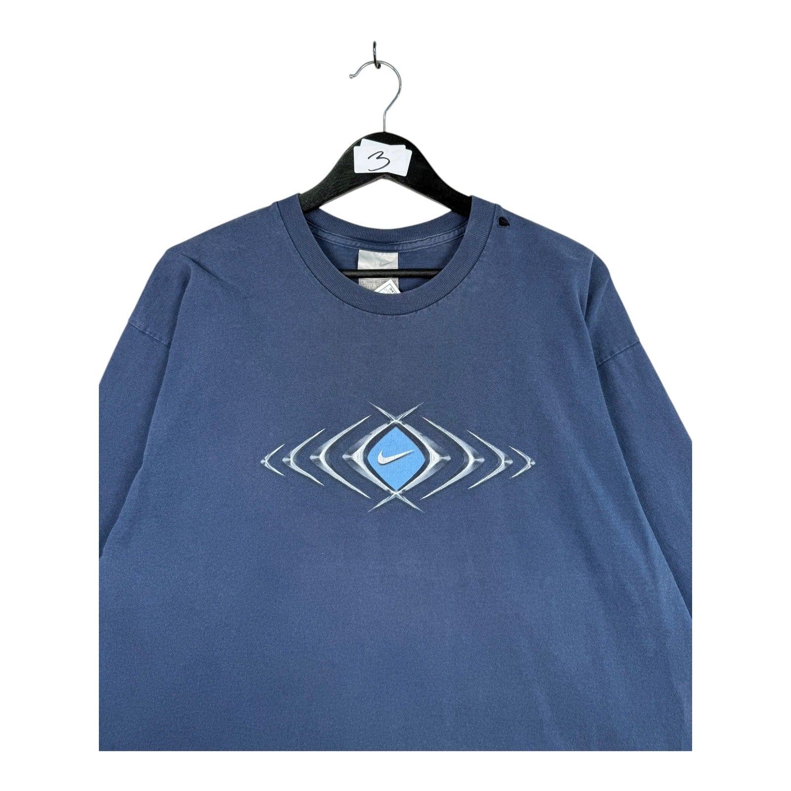 Vintage Nike Geometric Logo Long Sleeve T-Shirt