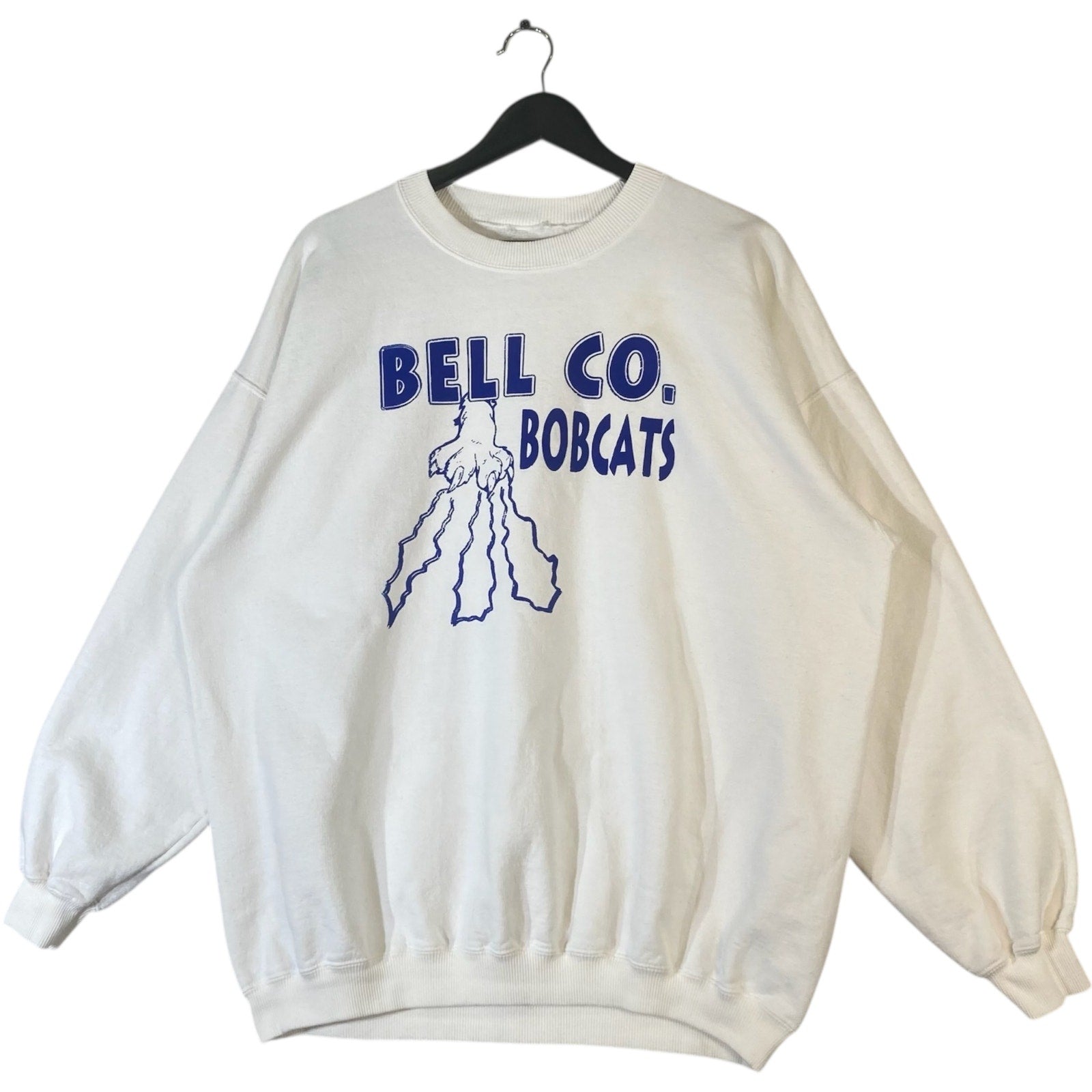 Vintage Bell Co. Bobcats Spellout Crewneck