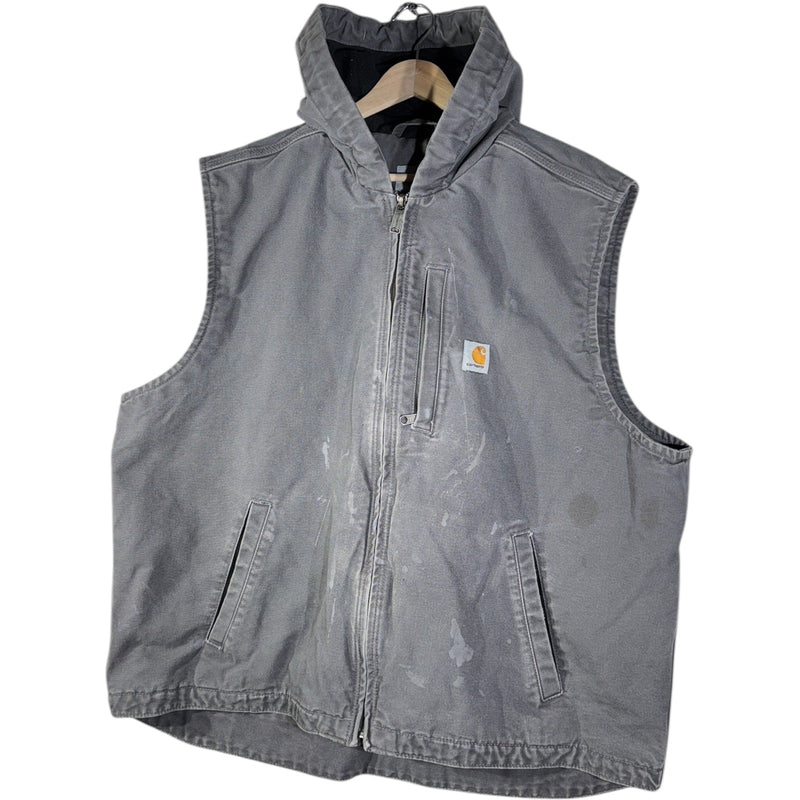 Vintage Carhartt Hooded Workwear Vest