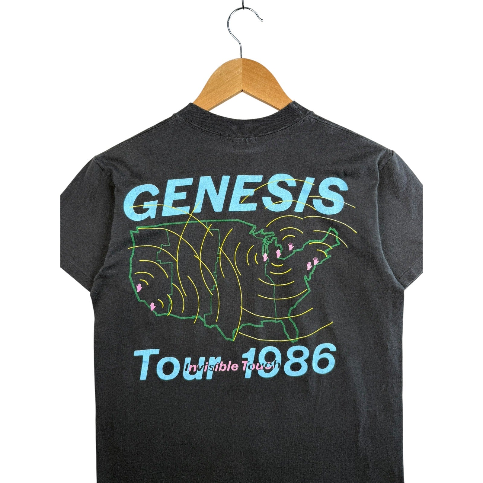 Vintage Spring Ford Genesis Invisible Touch Tour 1986 T-Shirt