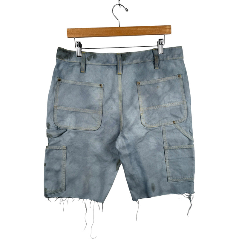 Vintage Carhartt Utility Cargo Denim Shorts 34