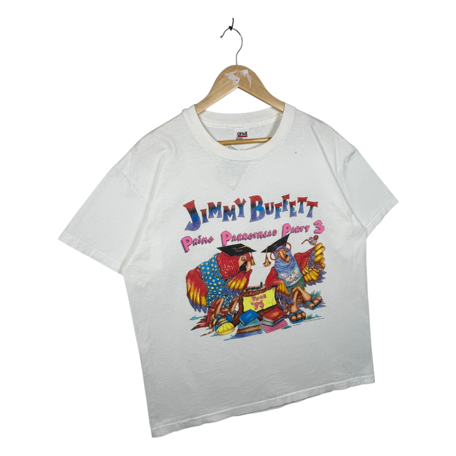 Vintage Jimmy Buffett Primo Parrothead Party 3 Tour T-Shirt