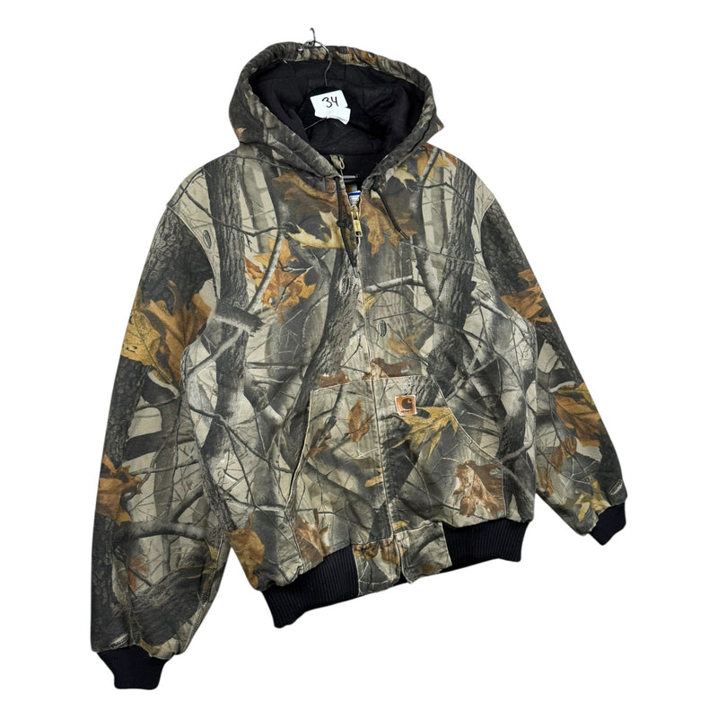 Vintage Carhartt Realtree Camo Full Zip Hoodie