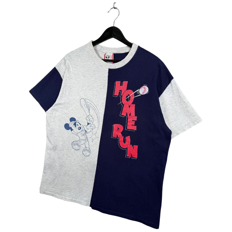 Vintage Disney Mickey Mouse Home Run Graphic T-Shirt