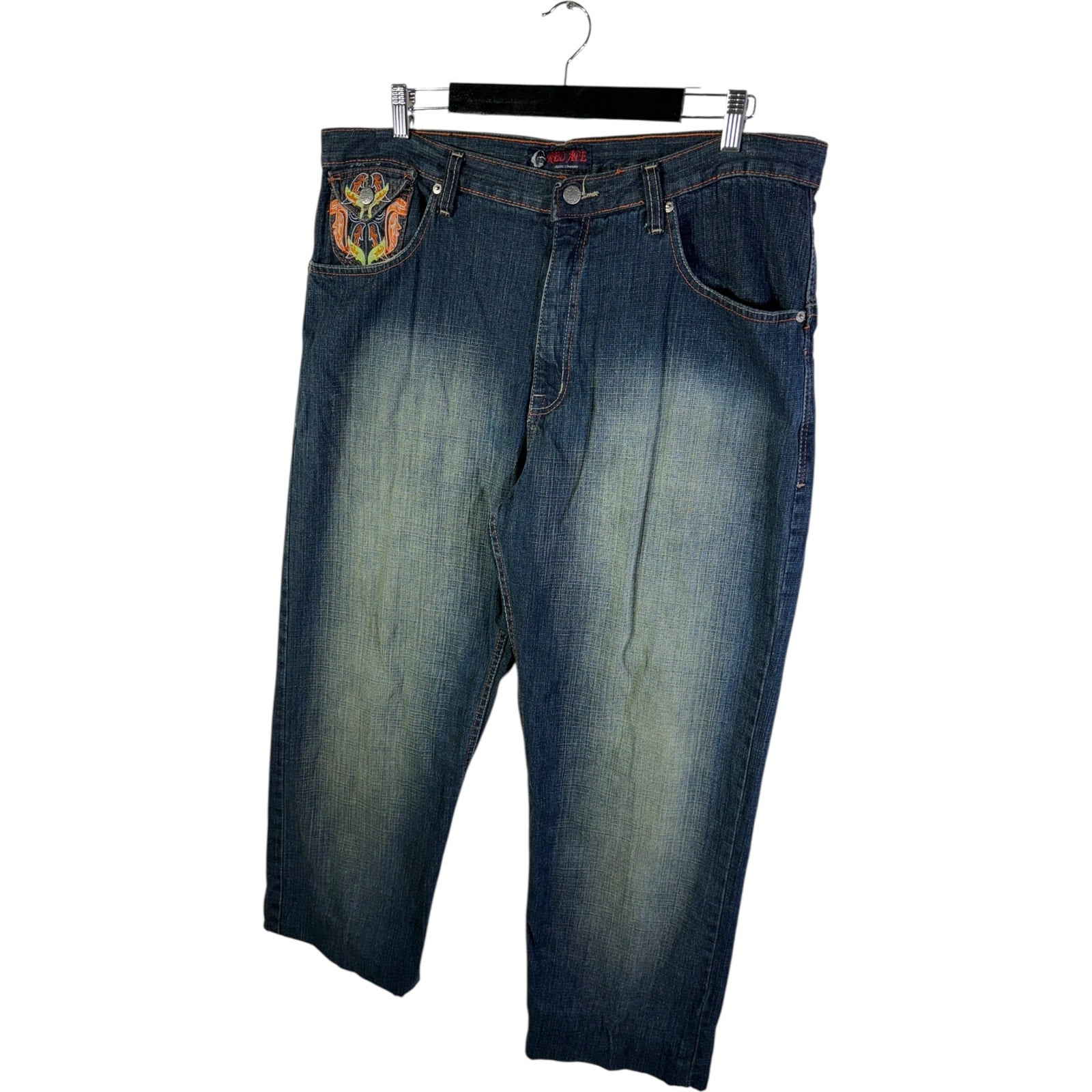 Vintage Red Ape Straight Leg Denim Jeans 38x32