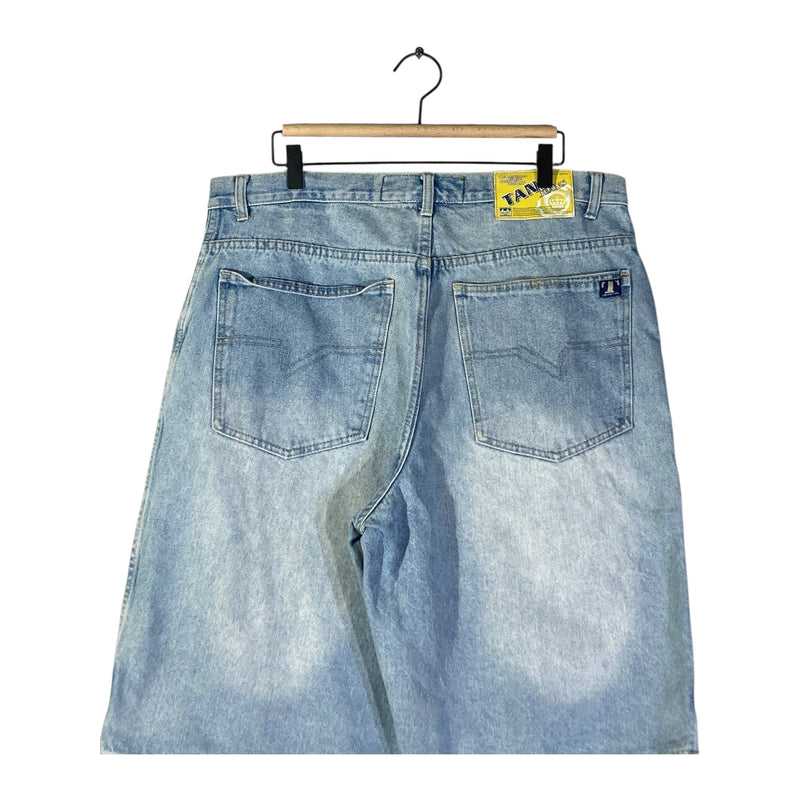 Vintage Tank Jeans Utility Denim Shorts 32x12