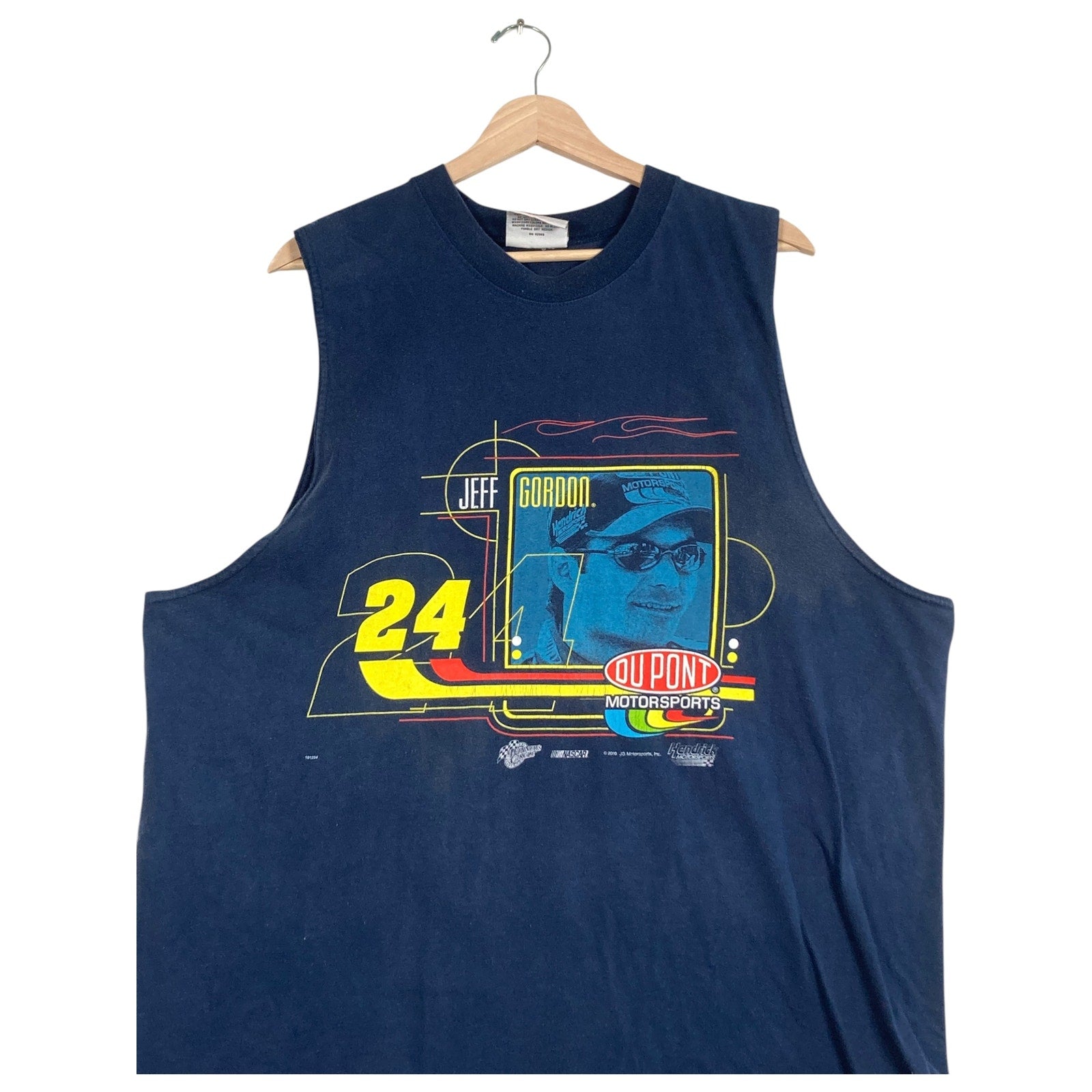 Vintage Jeff Gourdon Racer Tank Top