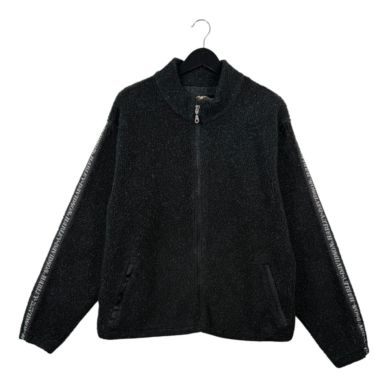 Vintage Harley Davidson Sherpa Fleece Full Zip Jacket