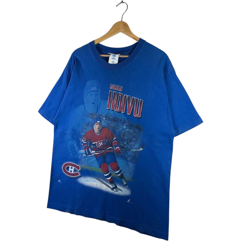 Vintage Montreal Canadiens Saku Koivu NHL T-Shirt