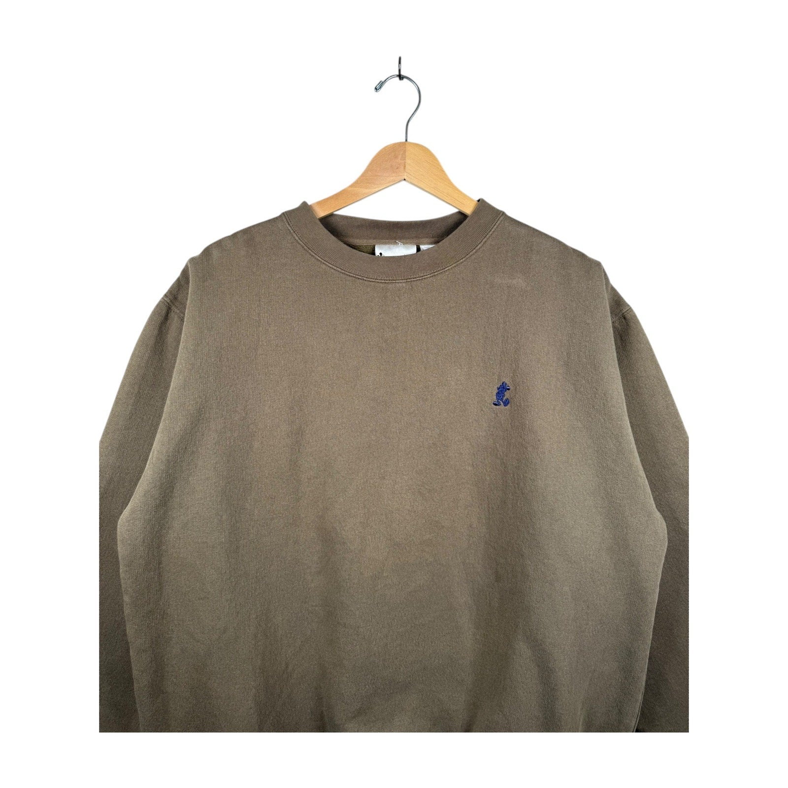 Vintage Walt Disney World Mickey Embroidered Crewneck