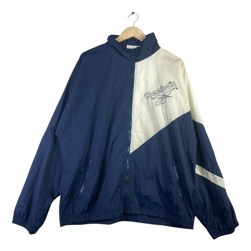 Vintage Reebok Color Block Full Zip Windbreaker Jacket