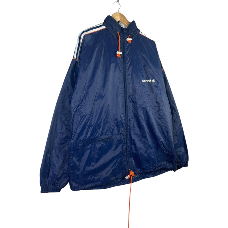 Vintage Adidas 3-Stripes Rain Jacket