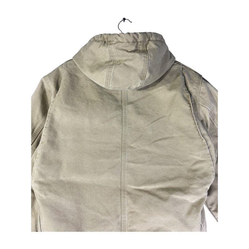 Vintage Carhartt Fill Zip Workwear Hoodie Jacket