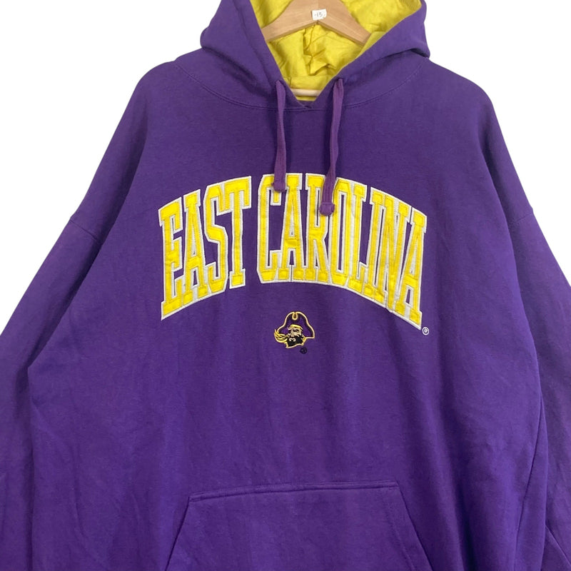 Vintage East Carolina University Pirates Arch Spellout Hoodie