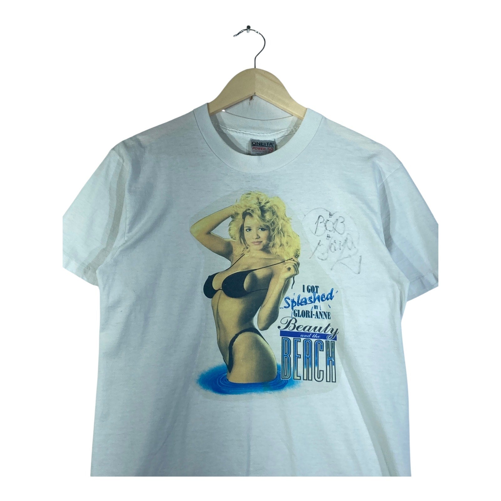 Vintage Glori-Anne Beauty at the Beach T-Shirt 90s
