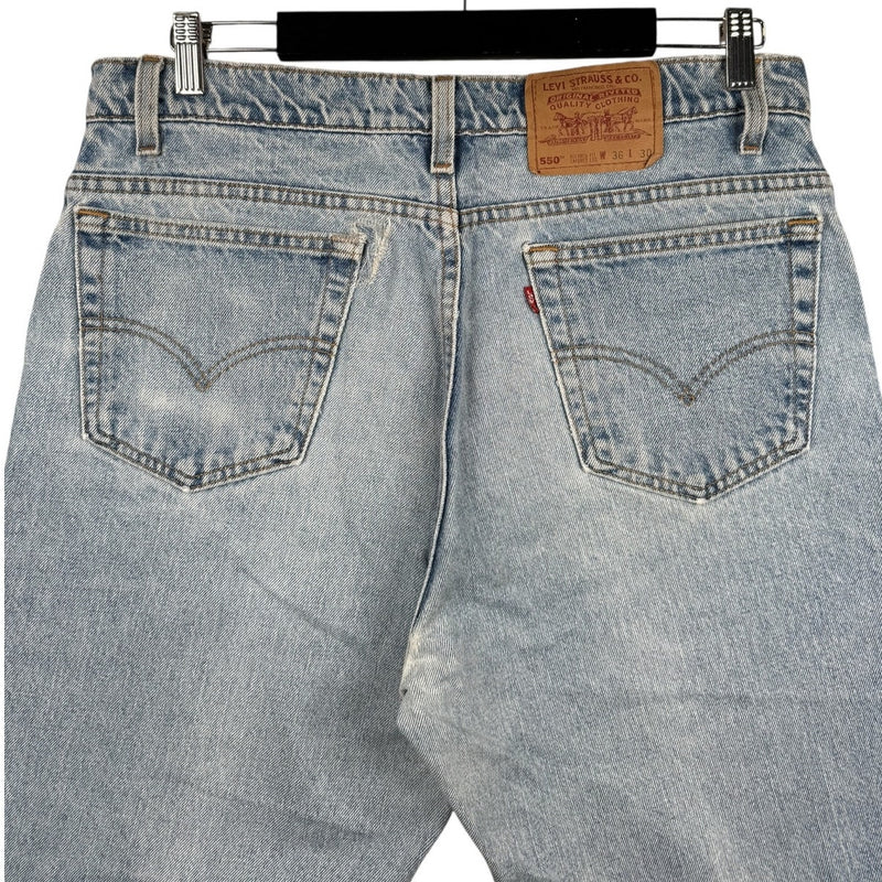 Vintage Levi's 550 Relaxed Fit Denim Shorts 36